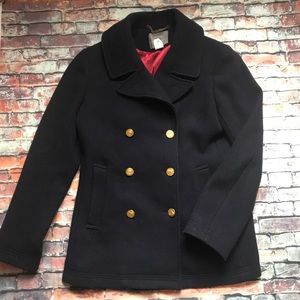 J Crew Stadium Cloth Wool Blend Jacket
